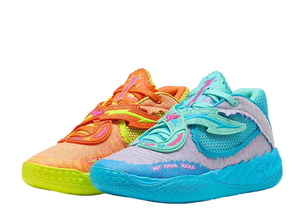 Rick And Morty × Puma MB05 "Rickie Orange/Electric Peppermint"