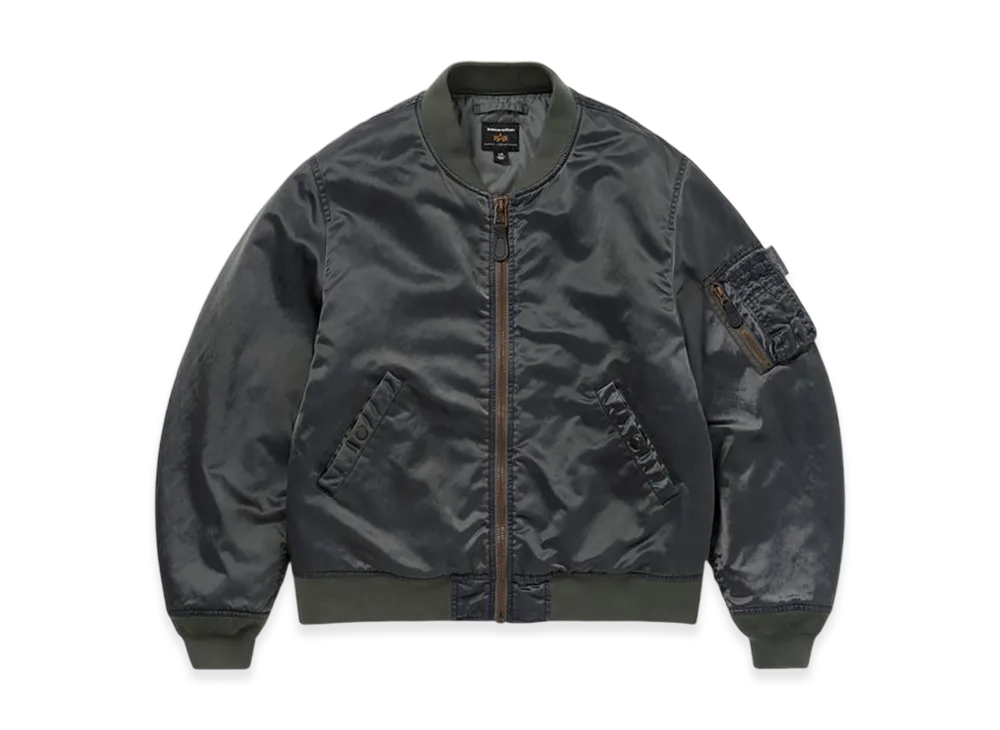 thisisneverthat x Alpha Industries MA-1 Jacket "Gunmetal"