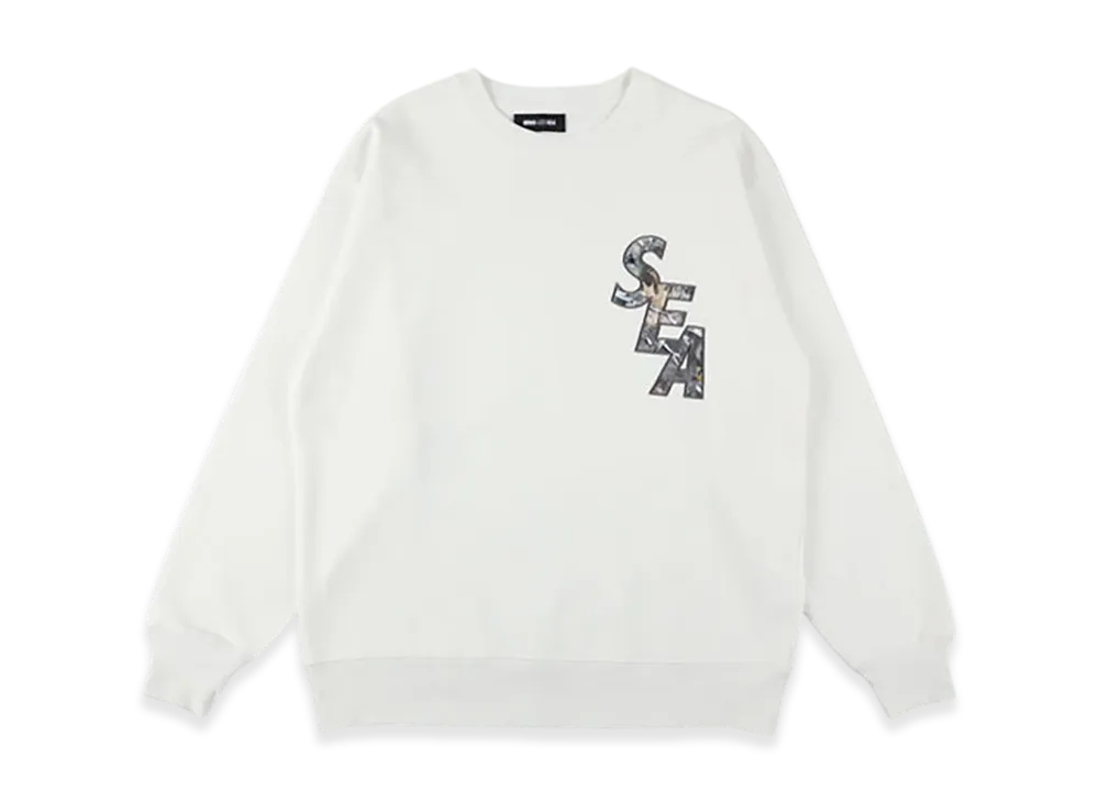 WIND AND SEA Camo Sea Crewneck Sweatshirt 