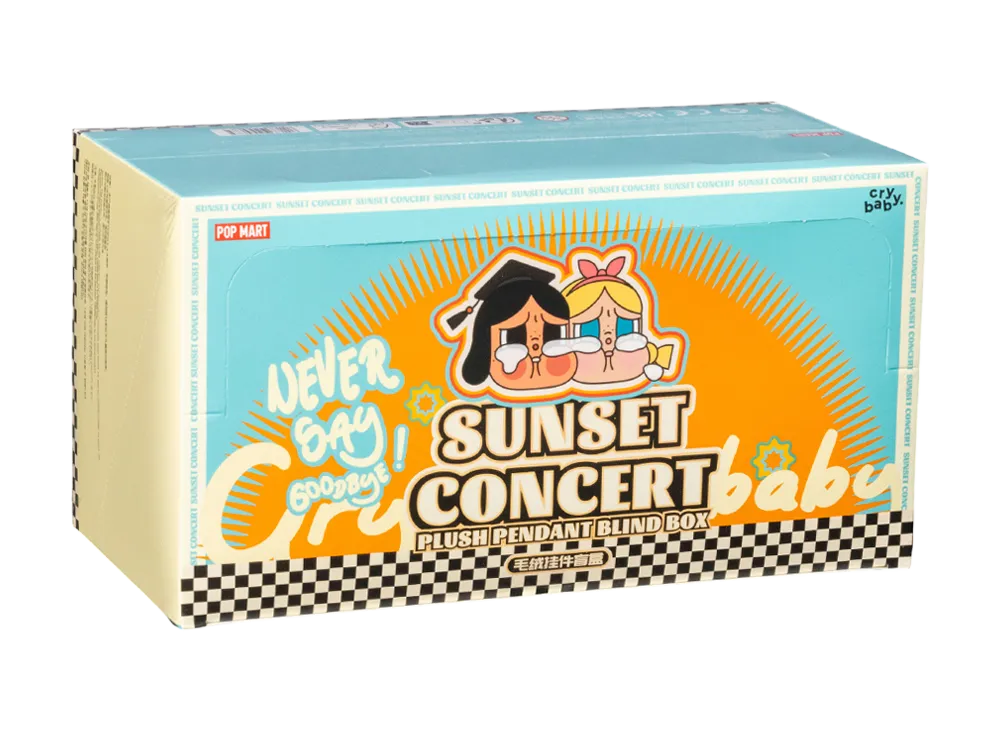 ポップマート CRYBABY Sunset Concert シリーズ ぬいぐるみペンダント [アソートボックス]