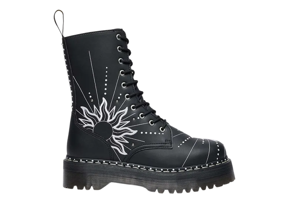 Dr.Martens Jadon Hi Solar Flare 10-Eye Boots "Black"