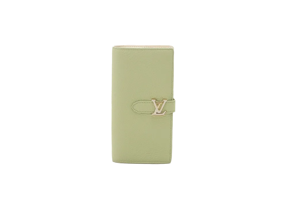 Louis Vuitton Vertical Wallet Taigarama Leather "Vert Noto"