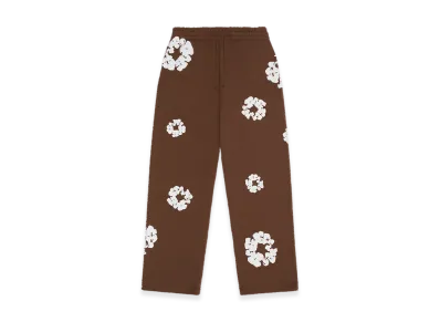 DENIM TEARS Cotton Wreath Baggy Sweatpants "Brown"