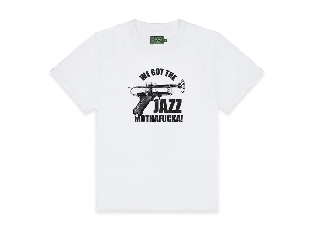 DENIM TEARS St. Albans Jazz Tee "White"
