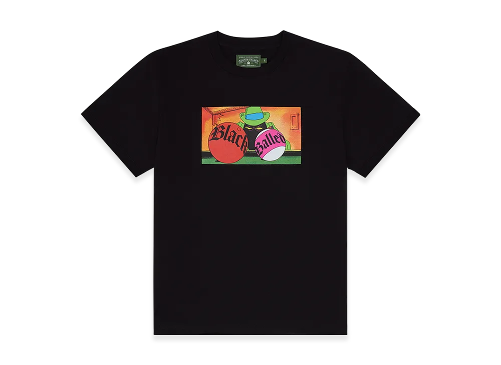 DENIM TEARS Black Balled Tee "Black"