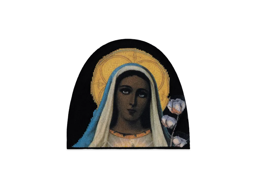 DENIM TEARS Mary Mother of Cotton Skully "Black"