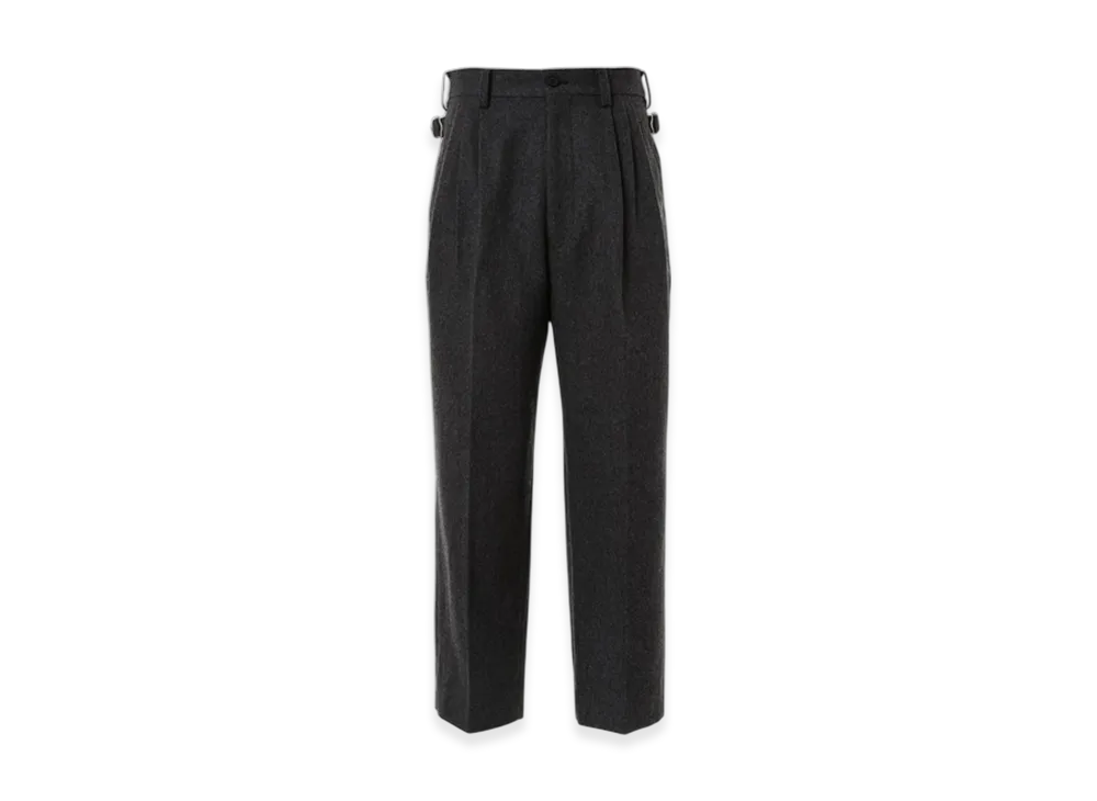 COMME des GARCONS HOMME Wool Tack Pants "Charcoal Gray"