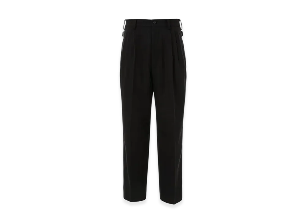 COMME des GARCONS HOMME Wool Tack Pants "Black"