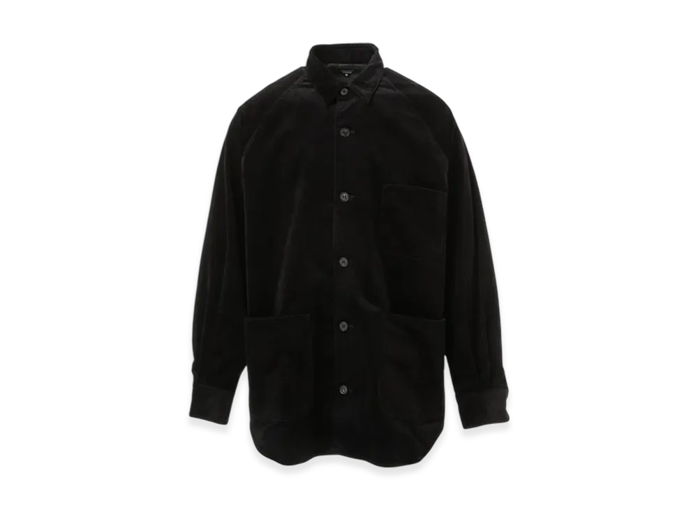 COMME des GARCONS HOMME Corduroy Raglan Shirt "Black"
