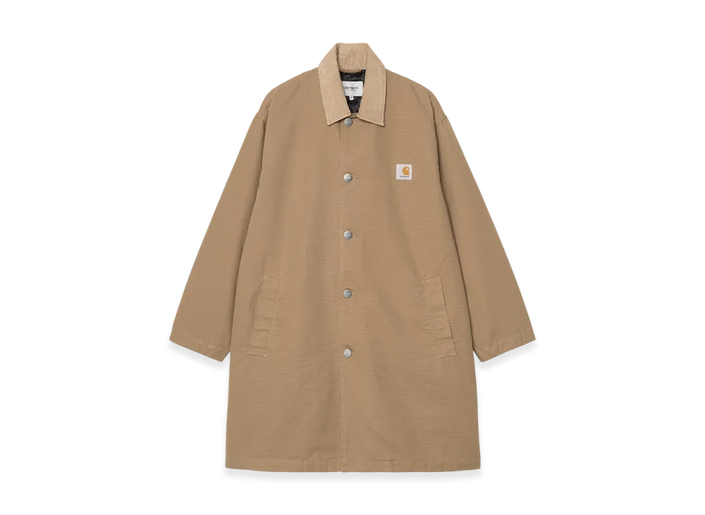 Carhartt WIP Webster Coat "Leather/Leather(Rinsed)"