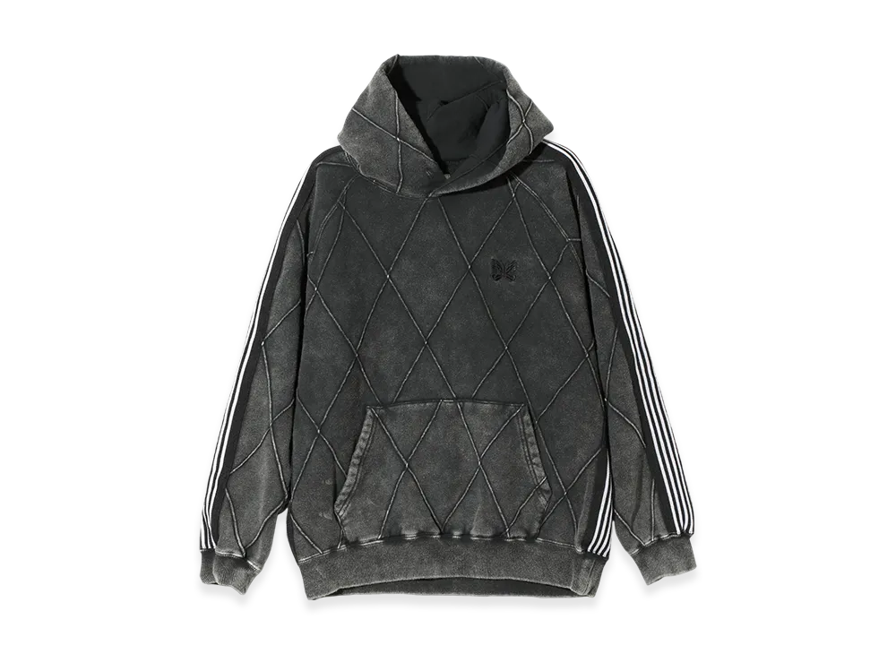 NEEDLES x NOMARHYTHM TEXTILE Track Hoody - Diamond Sweat "Black"
