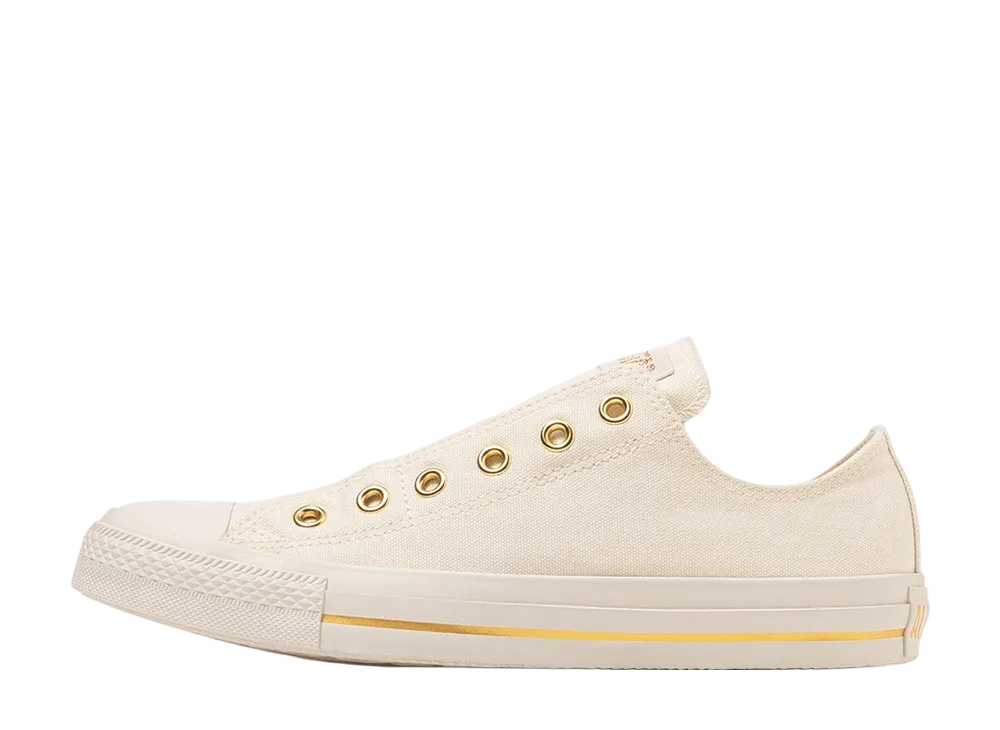 Converse All Star Goldstripe Slip OX "Cream"