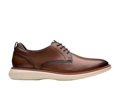 Clarks Brantin Plain "Dark Tan Lea"