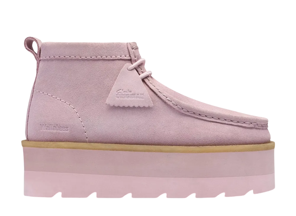 クラークス ウィメンズ ミアー WB ELVTD "ライトピンクスエード"