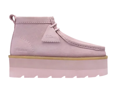 Clarks Women's Meare WB ELVTD "Light Pink Suede"