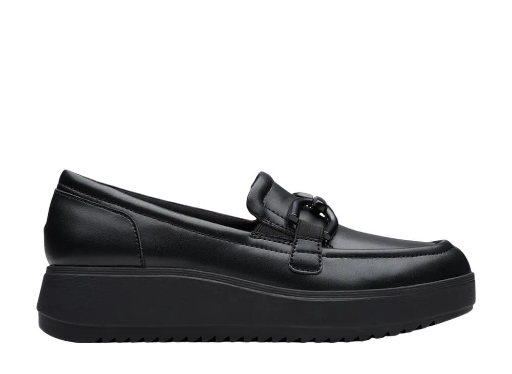 クラークス ウィメンズ ザイラトップ "ブラックレザー"