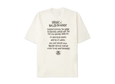 Stussy x Wales Bonner Ocean Song Tee "Ivory"