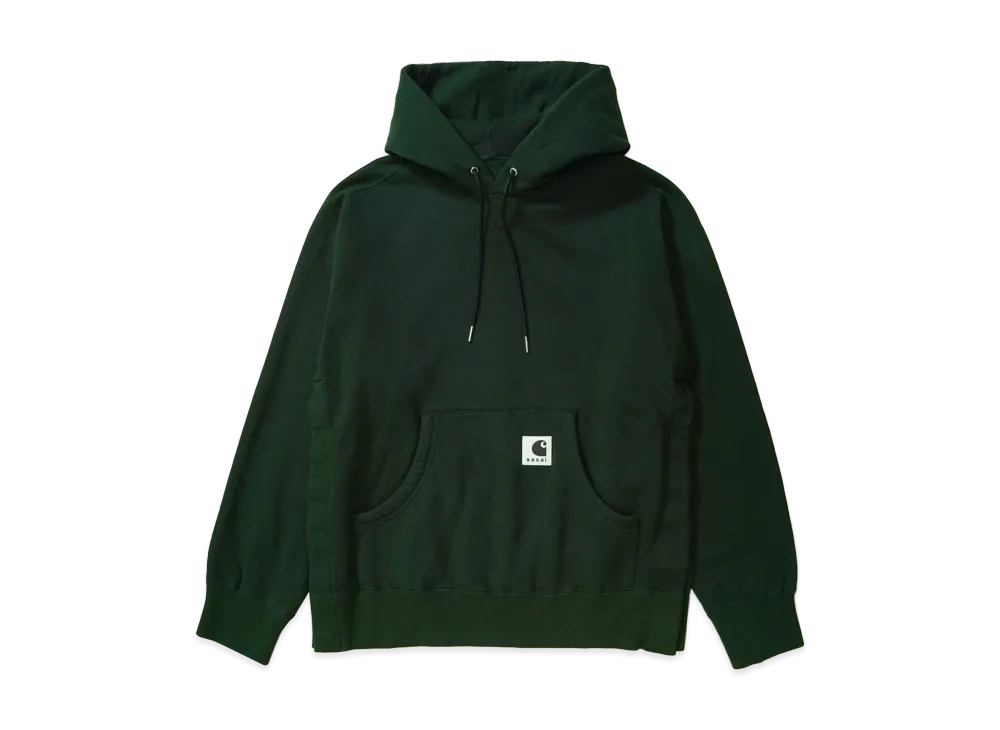 sacai x Carhartt WIP Cotton Jersey Hoodie "Green"