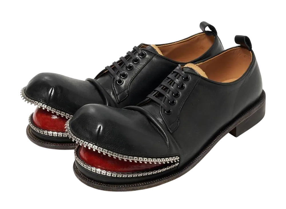 キッズラブゲイト × ダブレット モンスター ダービー シューズ "ブラック" (25AW73FT60)