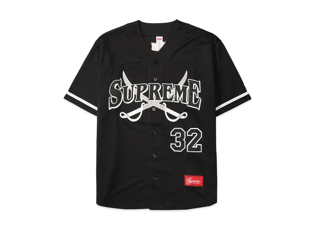 シュプリーム ソーズ ベースボールジャージ "ブラック"