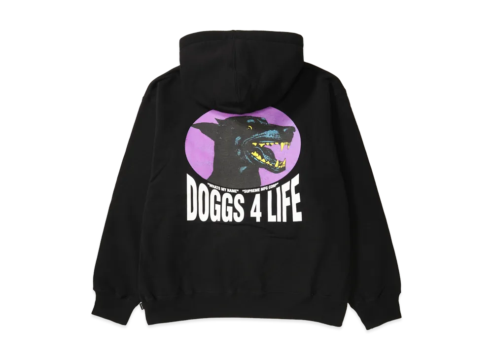 Supreme Doggs Hooded Sweatshirt "Black"