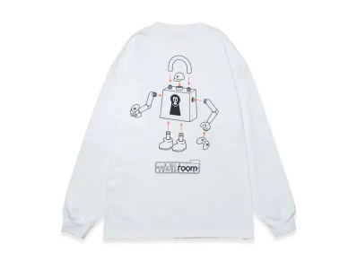 VAULTROOM Plastic Model L/S Tee "White"