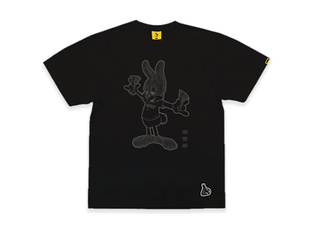 FR2 Dark Business Rabbit Reflector T-shirt Yami Limited "Black"