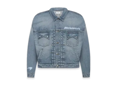 RHUDE x McLaren Denim Embroidered Jacket "Blue"