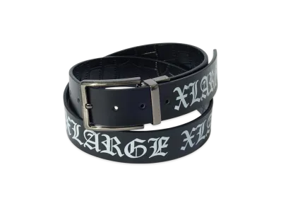 XLARGE Reversible Leather Belt "Black"