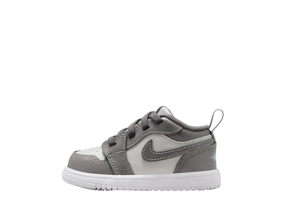 ナイキ TD ジョーダン1 ロー ALT SE "フラットピューター/フォトンダスト/ホワイト/ブルーチル" (キッズ)