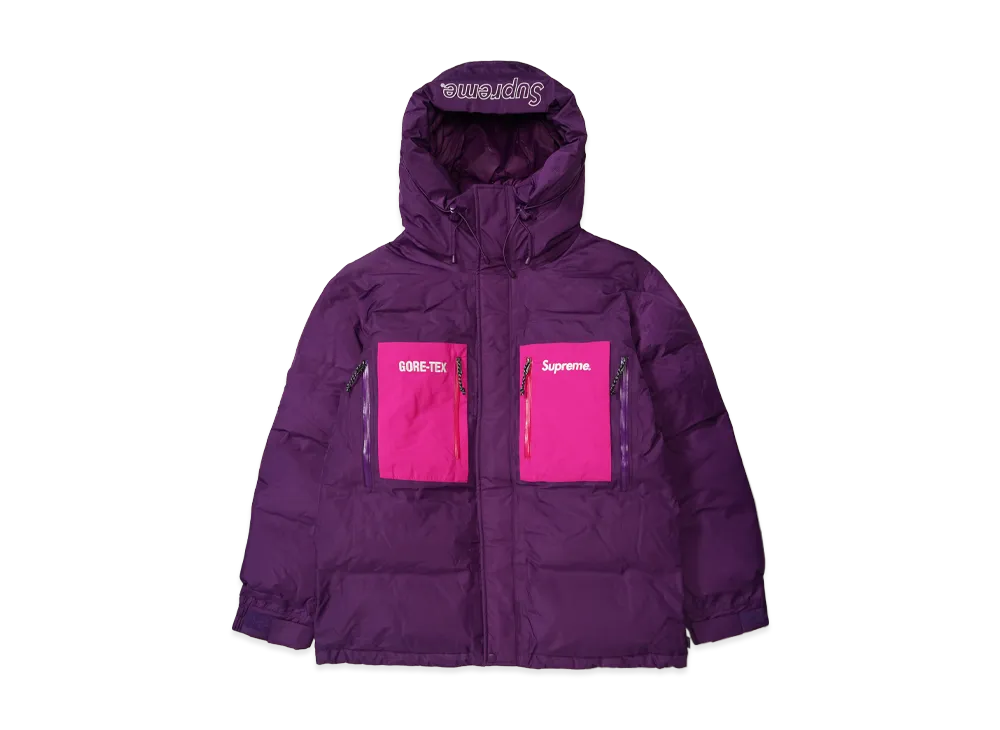 シュプリーム ゴアテックス 700-フィル ダウン パーカー "ダーク パープル"