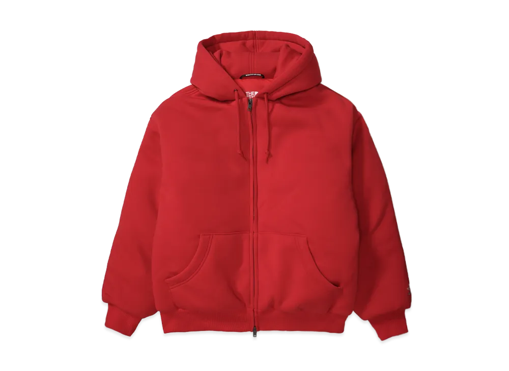 Supreme x The North Face Down Filled Zip Up Hooded Sweatshirt "Red"