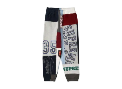 Supreme Patchwork Sweatpant "Navy"