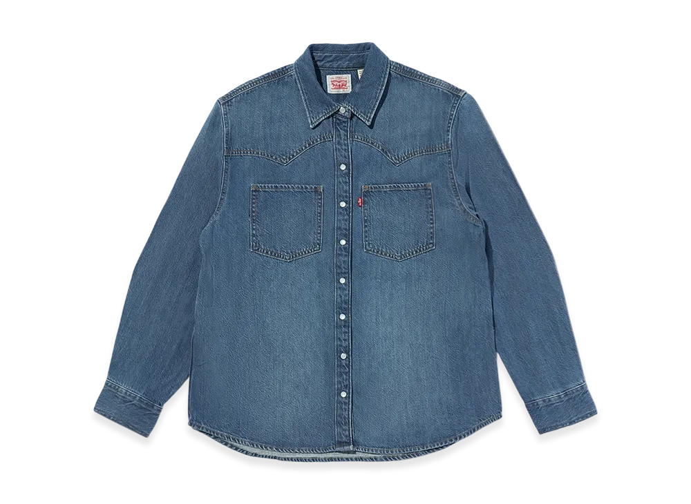 LEVI'S Teodora Western Shirt "Medium Indigo"