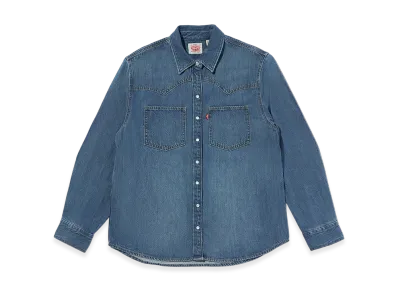 LEVI'S Teodora Western Shirt "Medium Indigo"