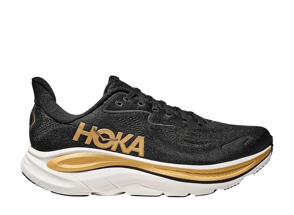 ホカ クリフトン10 虎視眈々 "ブラック/ゴールド"