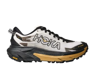 Hoka Women's Mafate 5 Koshi Tan-Tan "Black/Gold"