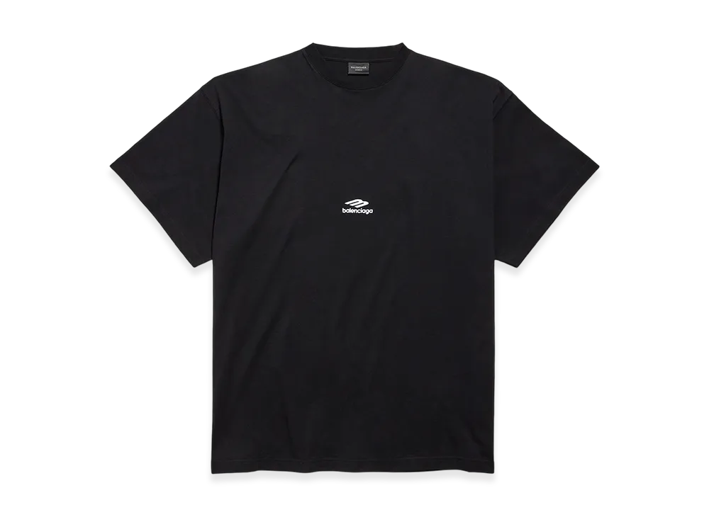 BALENCIAGA 3B Sports Icon Oversize T-shirt "Black/White"