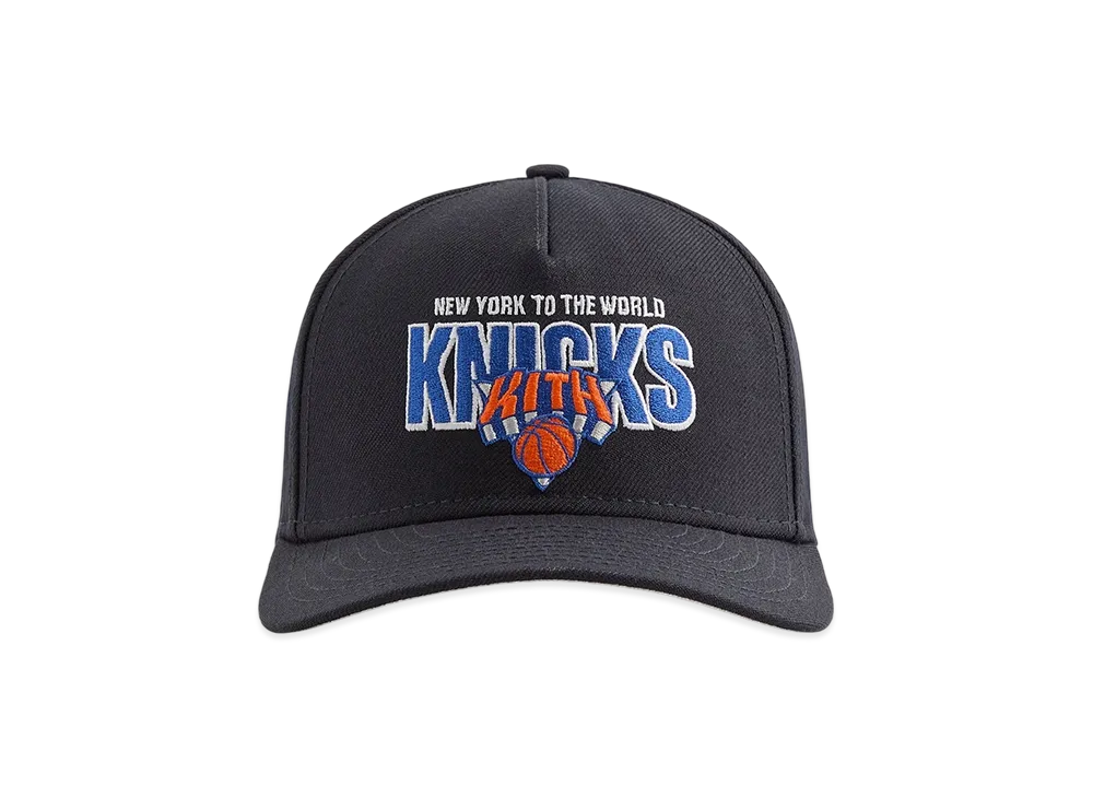 Kith x New Era for the New York Knicks Wool 9FORTY M Crown Snapback "Nocturnal"