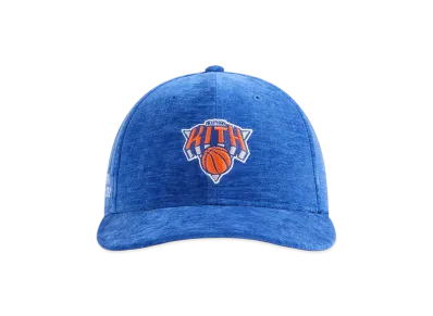 Kith x New Era for the New York Knicks Chenille 59FIFTY Low Profile Fitted Cap "Royal"