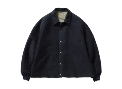 A.PRESSE for BIOTOP Cotton Moleskin Coach Jacket "Black"