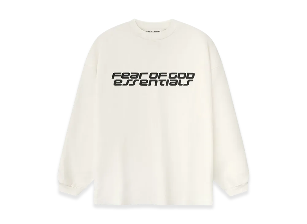 FEAR OF GOD ESSENTIALS Ponte 90s Long Sleeve Tee "Ivory"