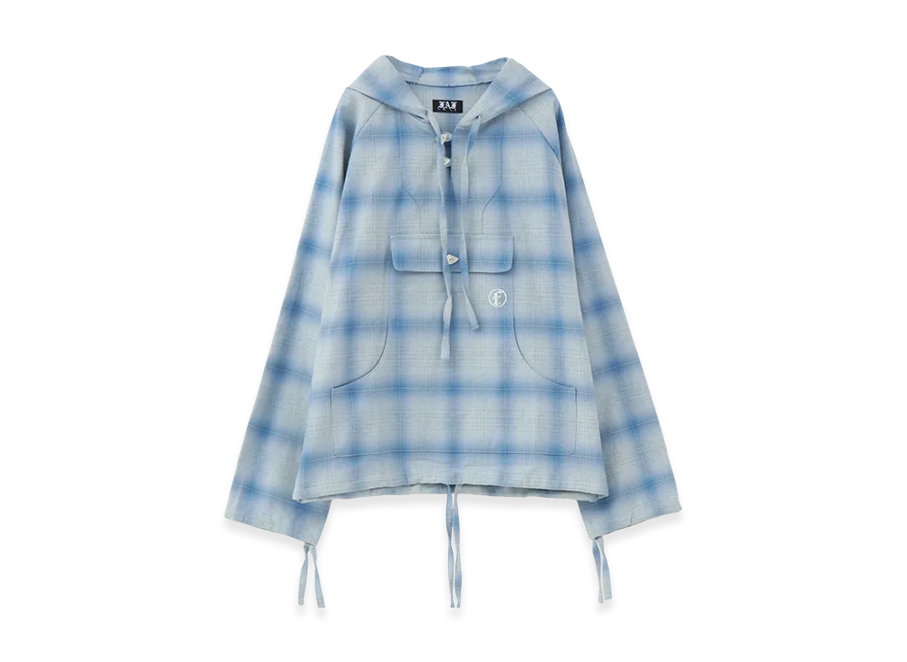 Fake as flowers Mexican shirts parka "Blue"