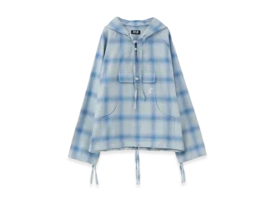 Fake as flowers Mexican shirts parka "Blue"