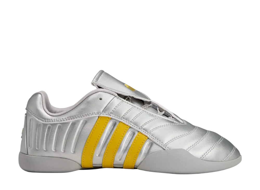 ミャウ × アディダスオリジナルス ウィメンズ エリート メイ "シルバーメタリック/カレッジネイビー/ヘイジーイエロー"