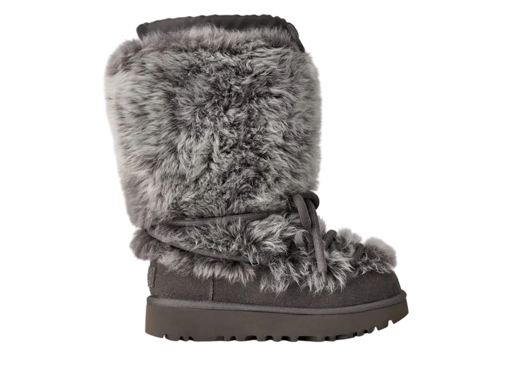 アグ ウィメンズ クラシック トール シャレー "チャコール"