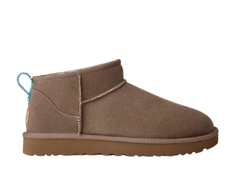 アグ ウィメンズ クラシック ウルトラ ミニ "カリブー/サファイアアイス"