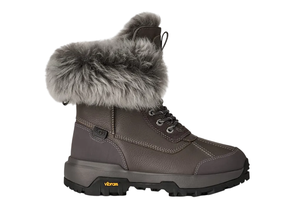 アグ ウィメンズ アディロンダック ブーツ25 シャレー "チャコール"