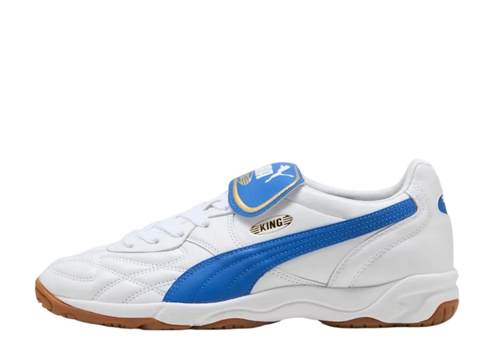 プーマ キング インドア "プーマホワイト/マウンテンブルー"