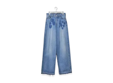 MASUBOYS Emblem Baggy Jeans "Indigo"